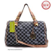 michael kors monogram signature vanille pvc groot bruin boekentassen Handtas Outlet gd3jv217